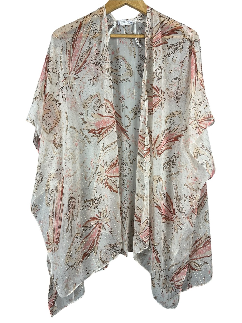 Anne Klein Sheer Open Blouse